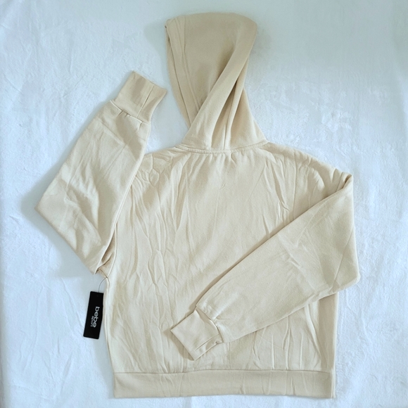 bebe Sport⛹️ Rainbow🌈 Sequin Logo Hoodie with Thumb👍 Holes - NWT - Picture 2 of 16